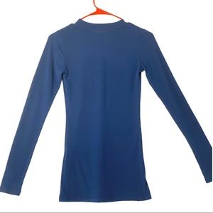 Greentown Women’s Long Sleeve T-Shirt Navy Size S